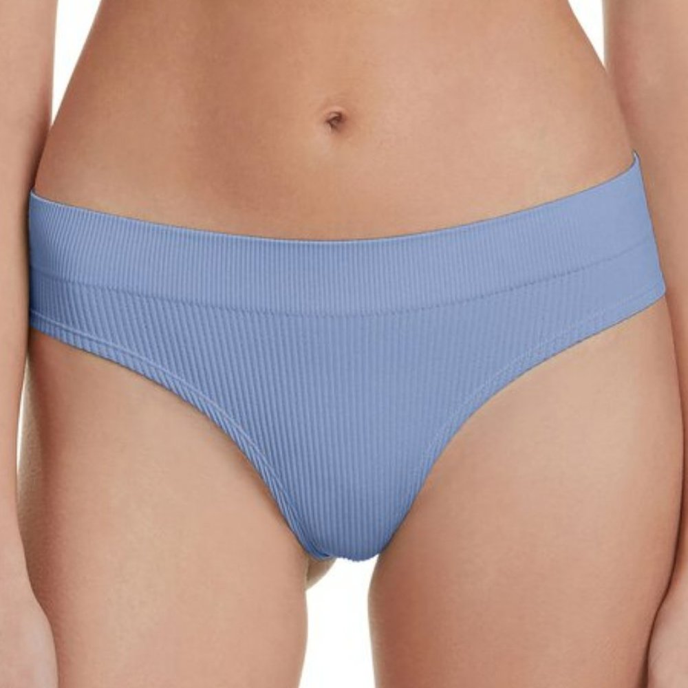 Honeydew Blue Bailey Ribbed Hipster Panty XL